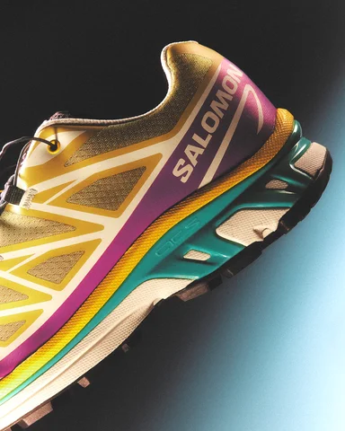 Salomon XT6 Beige & Purple Shoes (2)