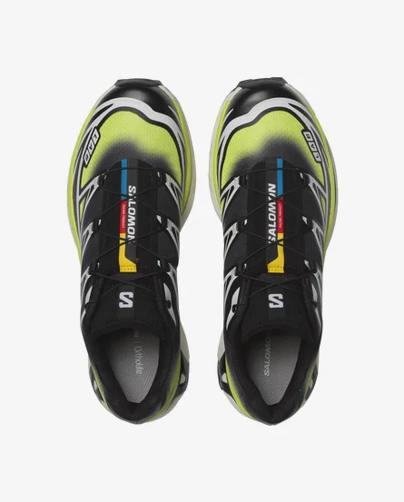 Salomon XT6 Black & Neon Green (3)