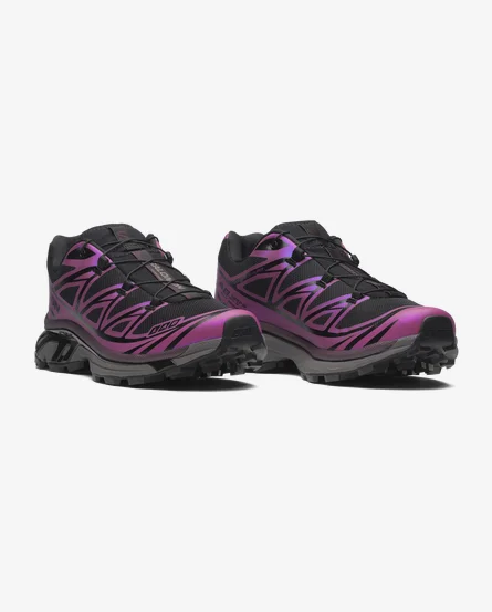Salomon XT6 Black and Purple Shoes (2)